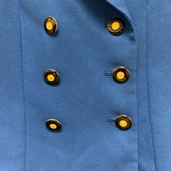 Vintage Kasper 80’s Working Girl Suit Jacket sz 8 - Picture 2 of 4